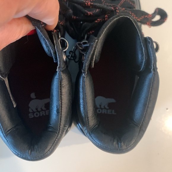 New—-Sorel Lennox hiking boots-black-size 6 - Picture 12 of 16